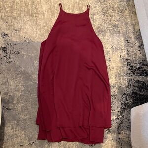 The Impeccable Pig Burgundy Mini Dress